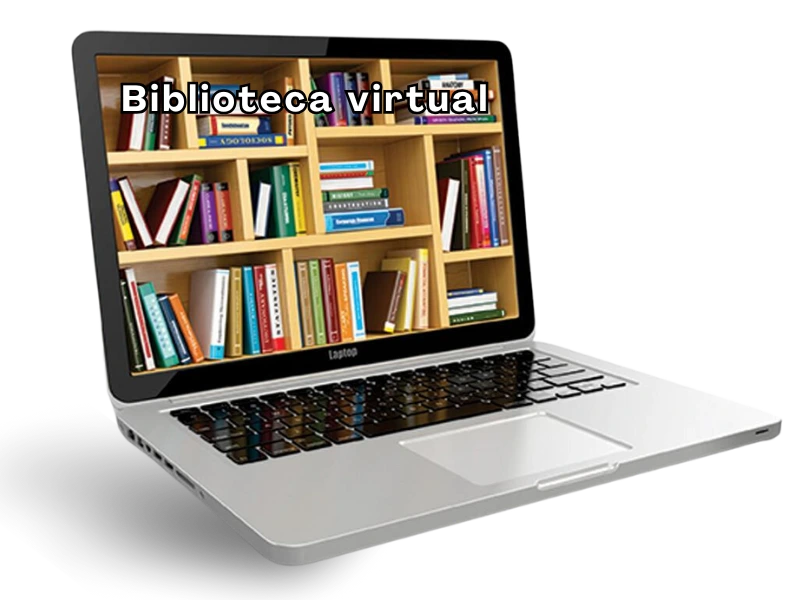 Mockup de la Biblioteca Digital de PDFs.