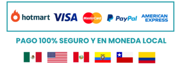 Métodos de pago aceptados: Visa, Mastercard, American Express, PayPal.